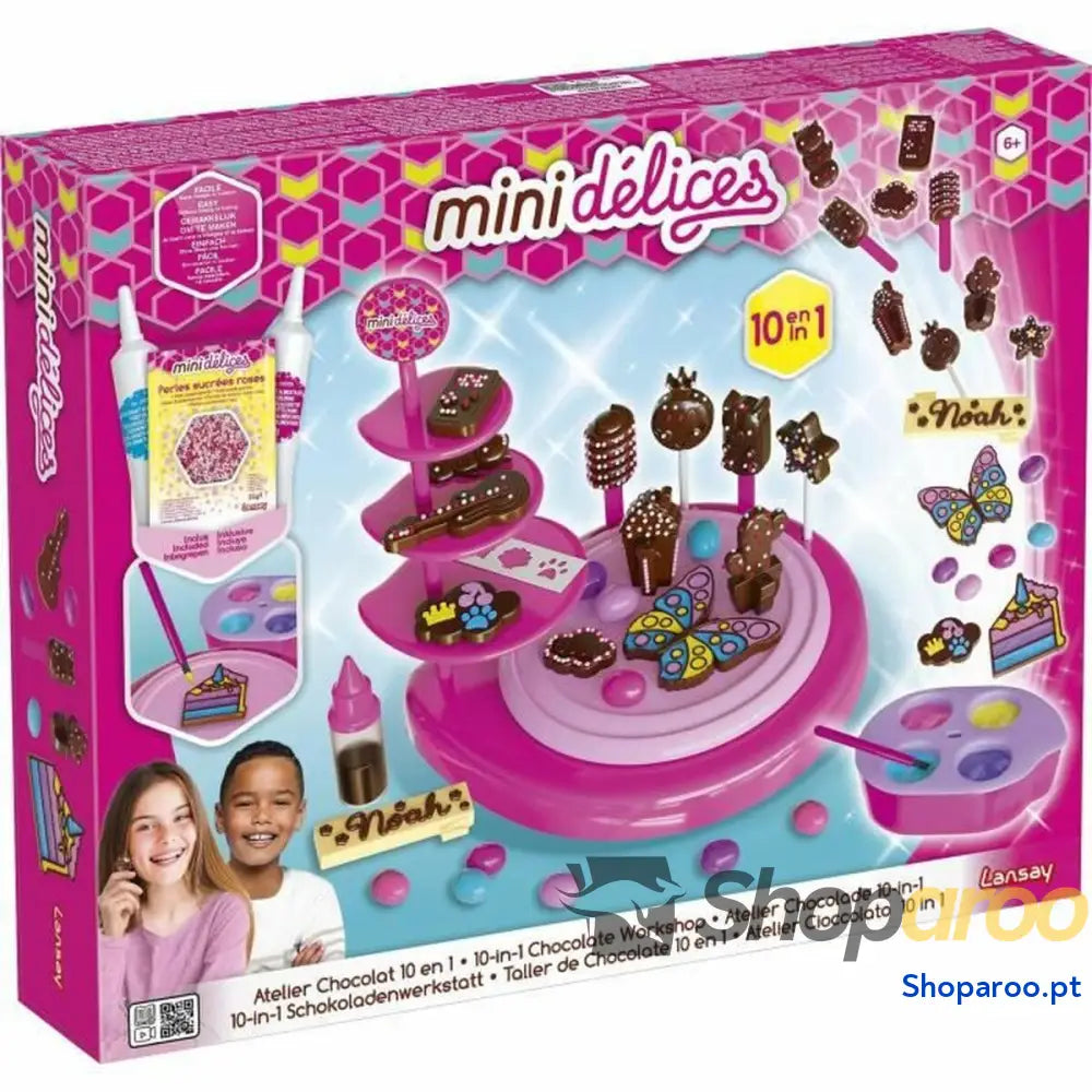 Jogo de Trabalhos Manuais Lansay Mini Délices - 10 In 1 Chocolate Workshop  Pastelaria
