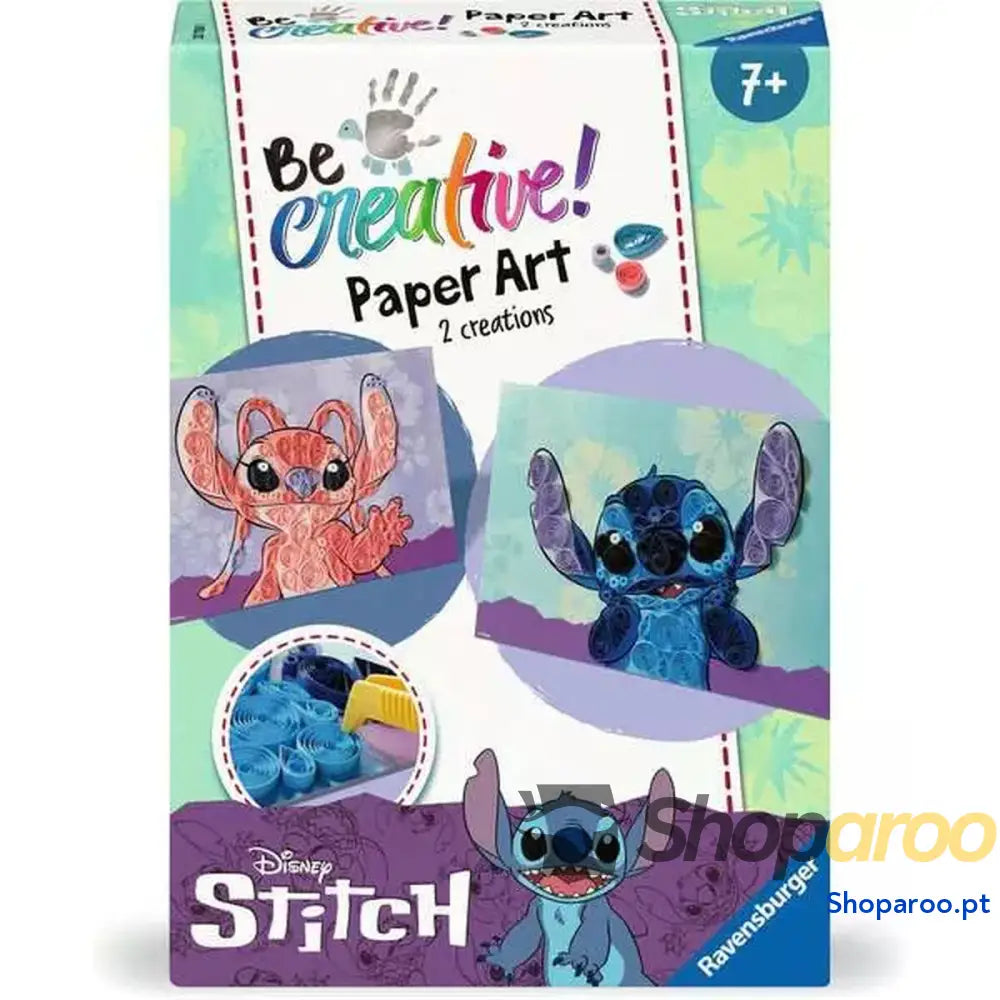 Jogo de Trabalhos Manuais Ravensburger Be creative ! Paper Art Stitch