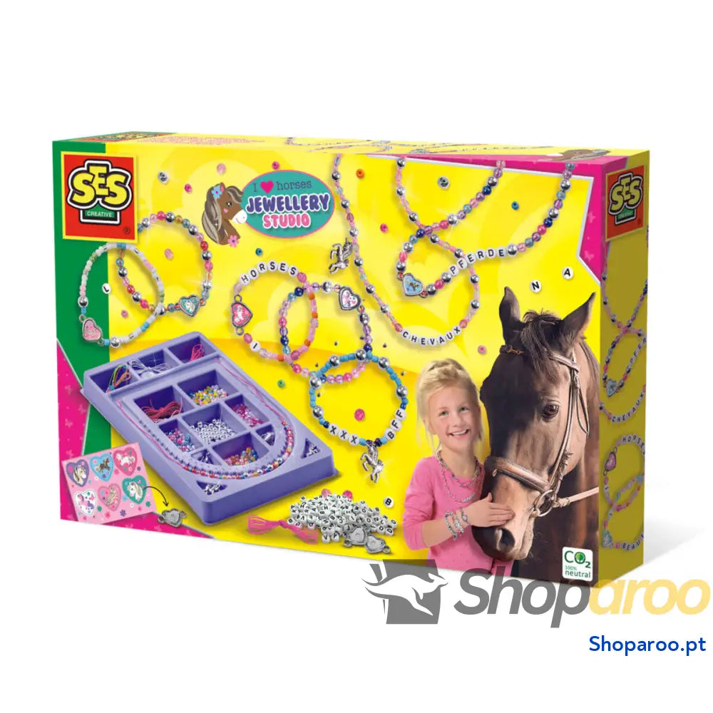 Jogo de Trabalhos Manuais SES Creative I Love Horses 