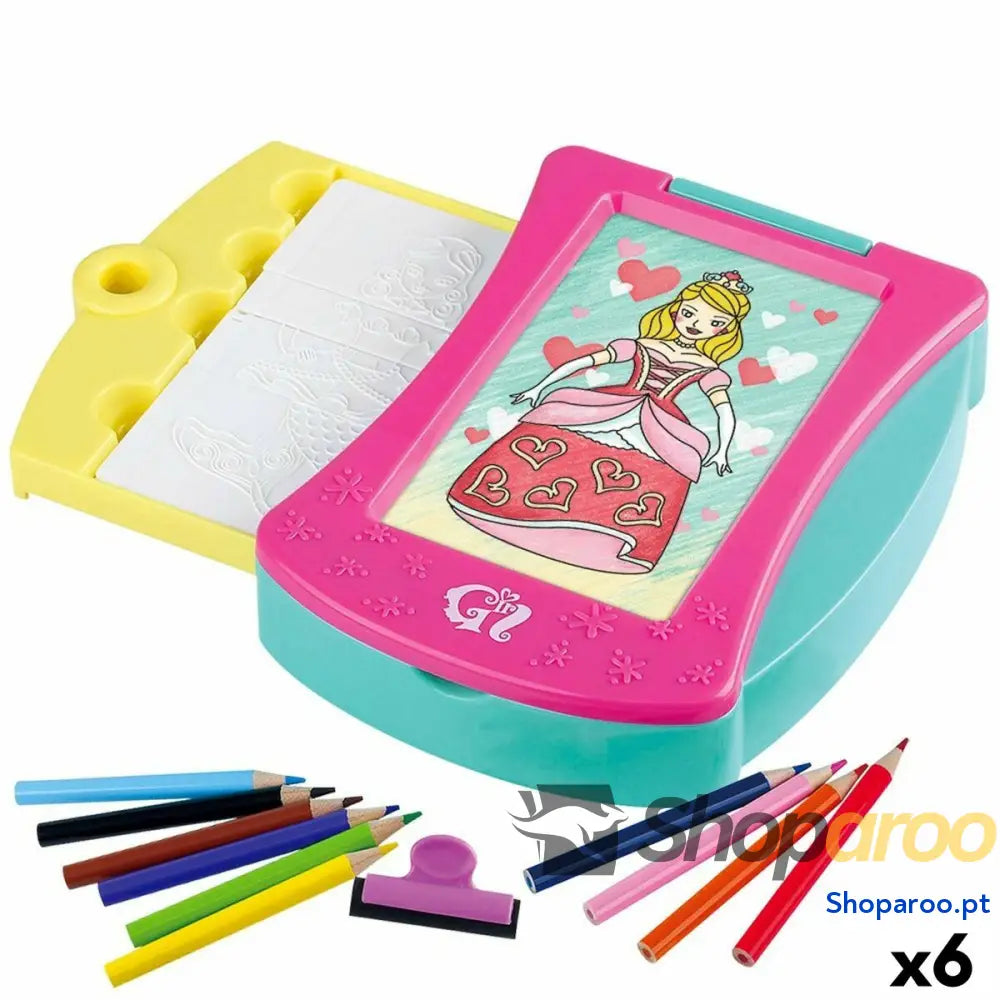 Jogo Desenhos Mágicos PlayGo Princesa (6 Unidades)