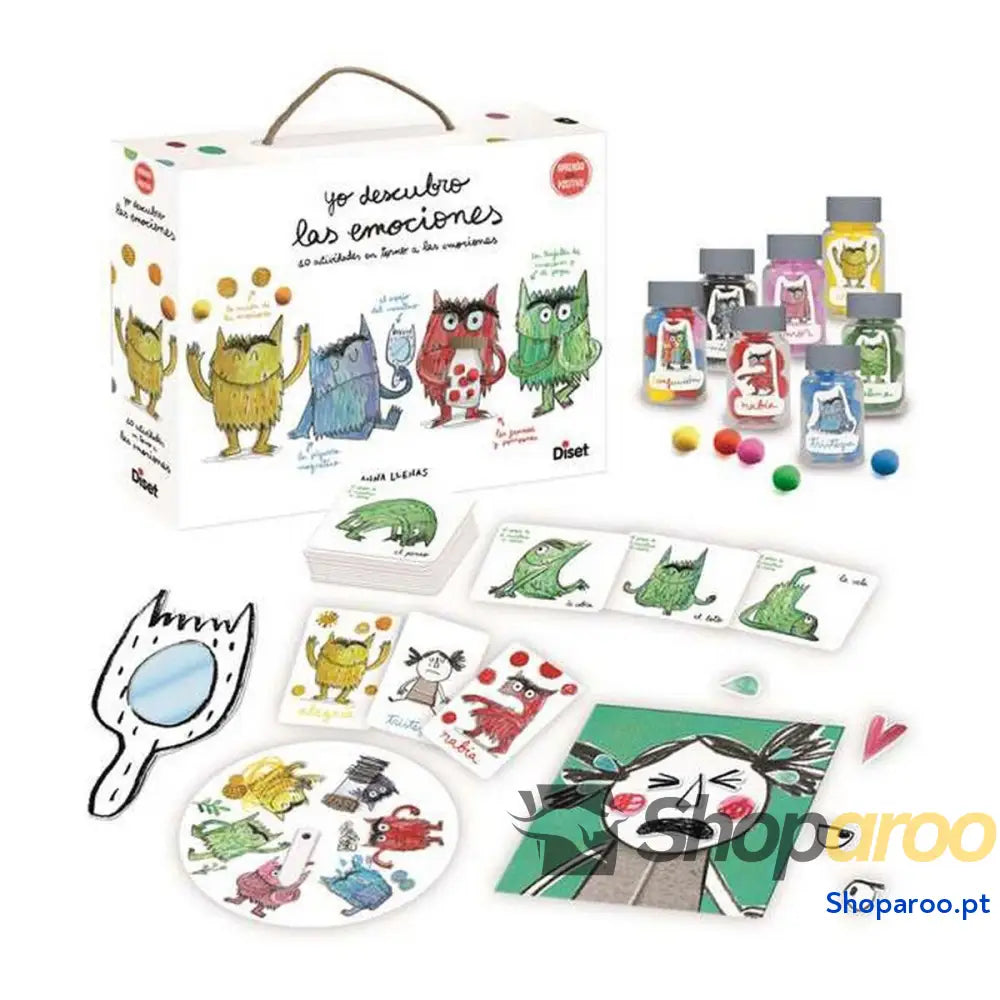 Jogo Educação Infantil Diset Yo descubro las emociones 168 Peças