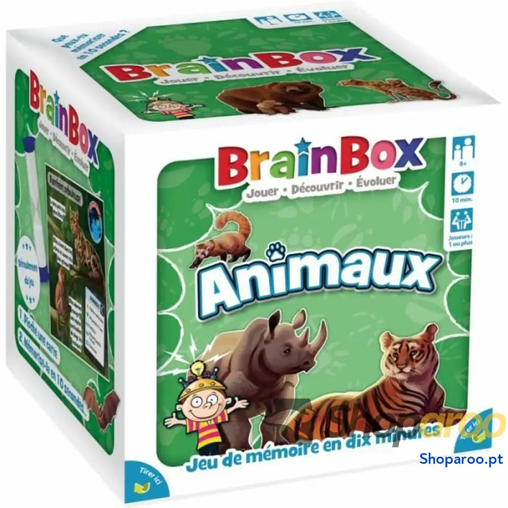 Jogo Educativo Asmodee BrainBox - Animales