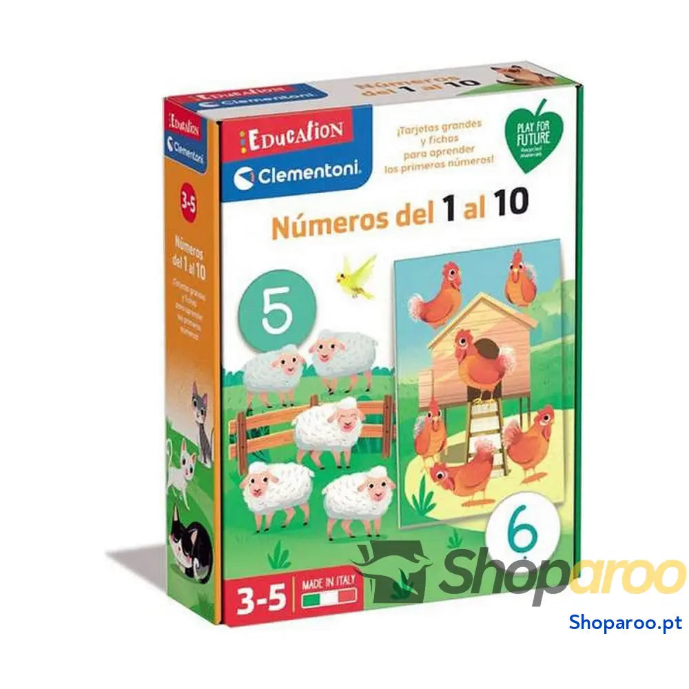 Jogo Educativo Clementoni Aprende los Números del 1 al 10 (ES)