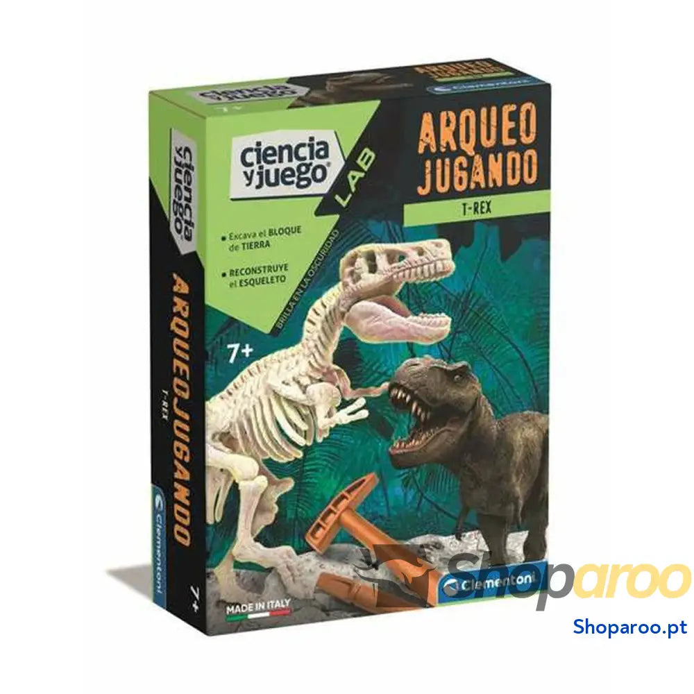 Jogo Educativo Clementoni Arqueojugando T-Rex 15 x 21 x 5,5 cm