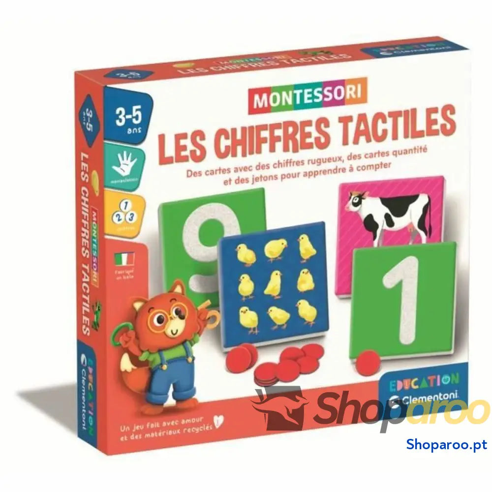 Jogo Educativo Clementoni Les chiffres tactiles (FR)