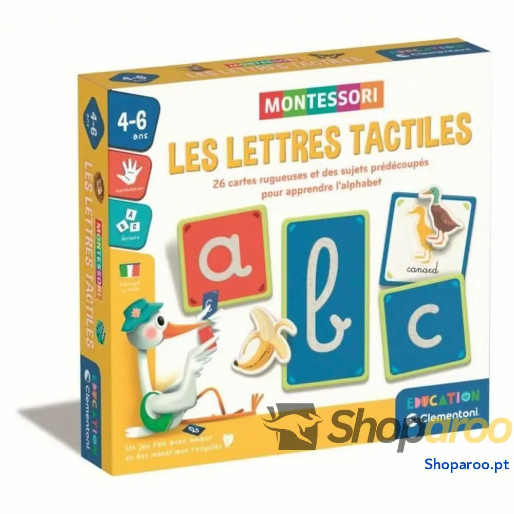 Jogo Educativo Clementoni Les lettres tactiles (FR)