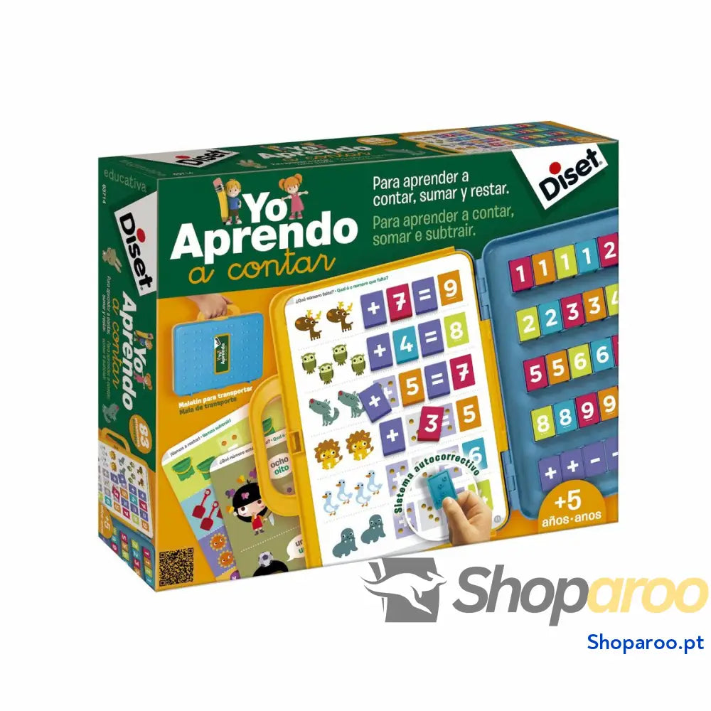 Jogo Educativo Diset 63752 Jogo Aprendo a Somar e Subtrair