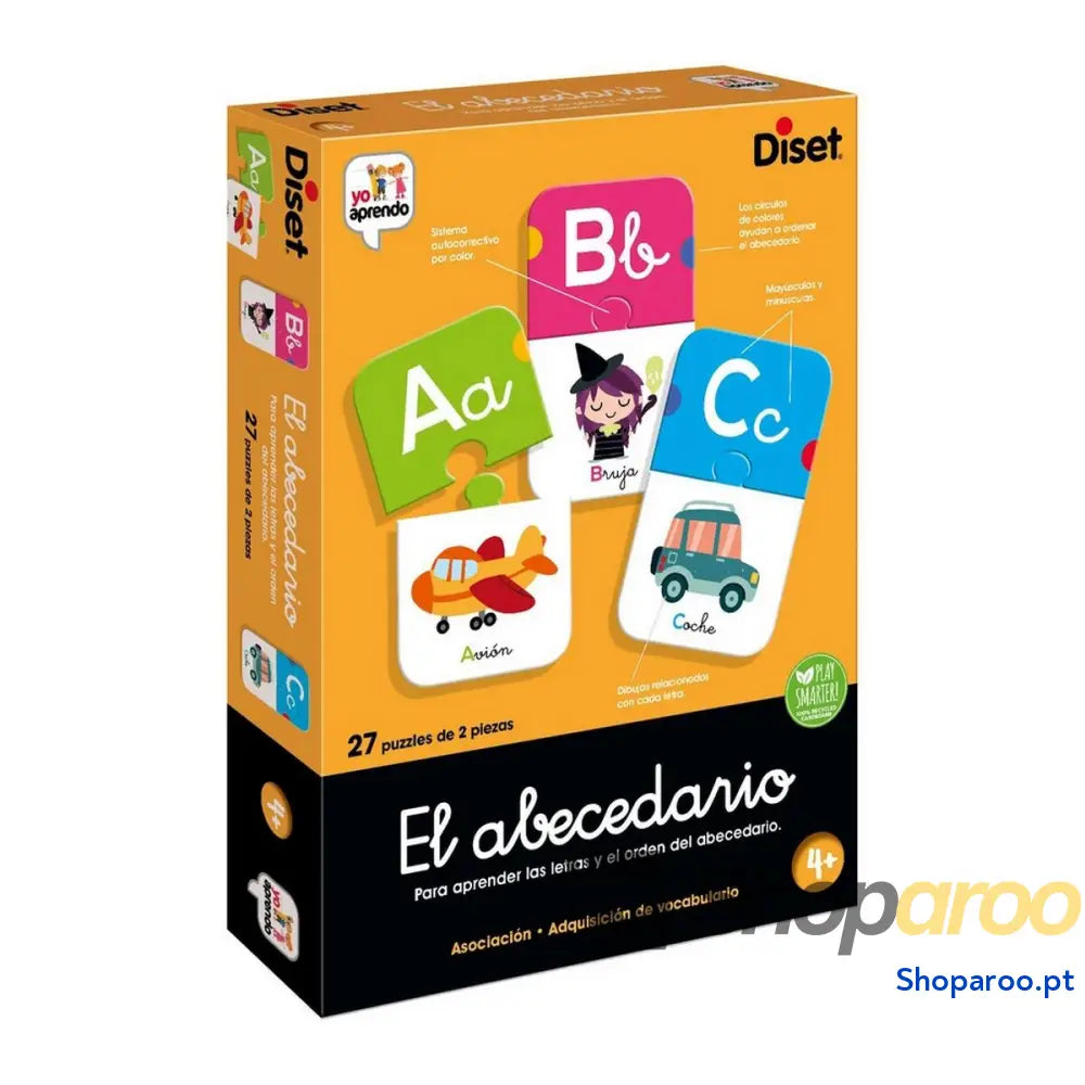 Jogo Educativo Diset El Abecedario 54 Peças