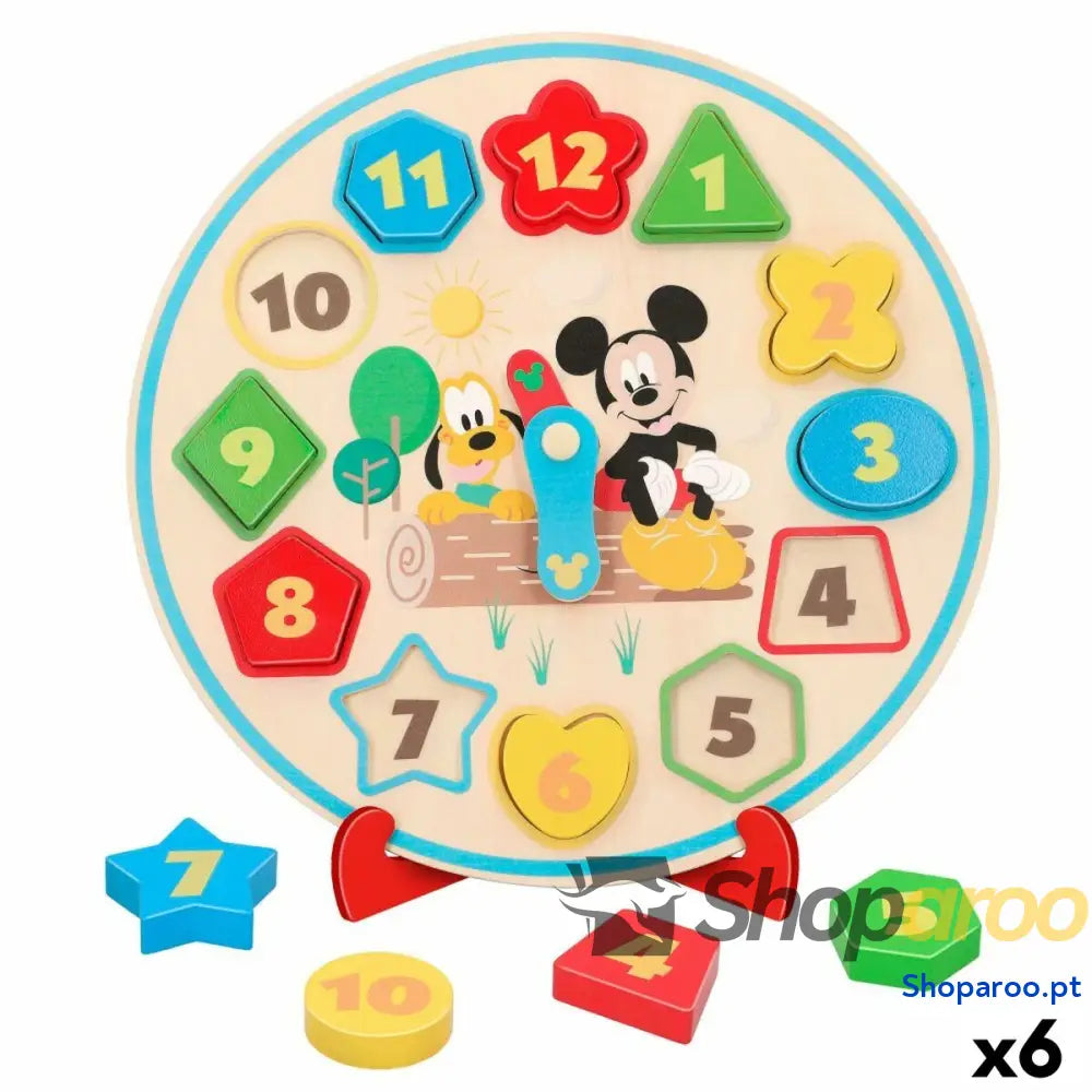 Jogo Educativo Disney Relógio (6 Unidades)