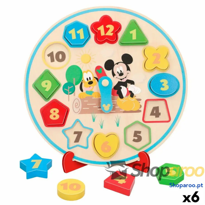 Jogo Educativo Disney Relógio (6 Unidades)