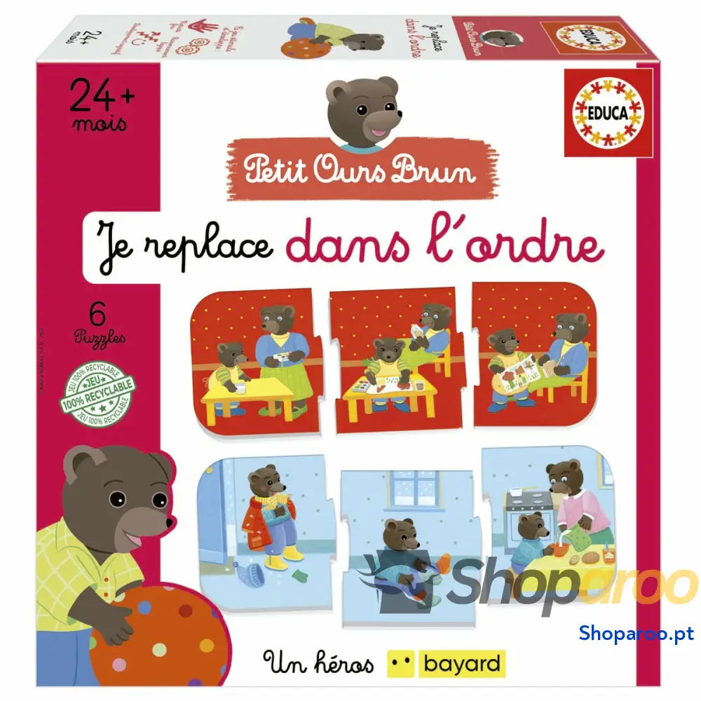 Jogo Educativo Educa Je replace dans l´ordre (FR)