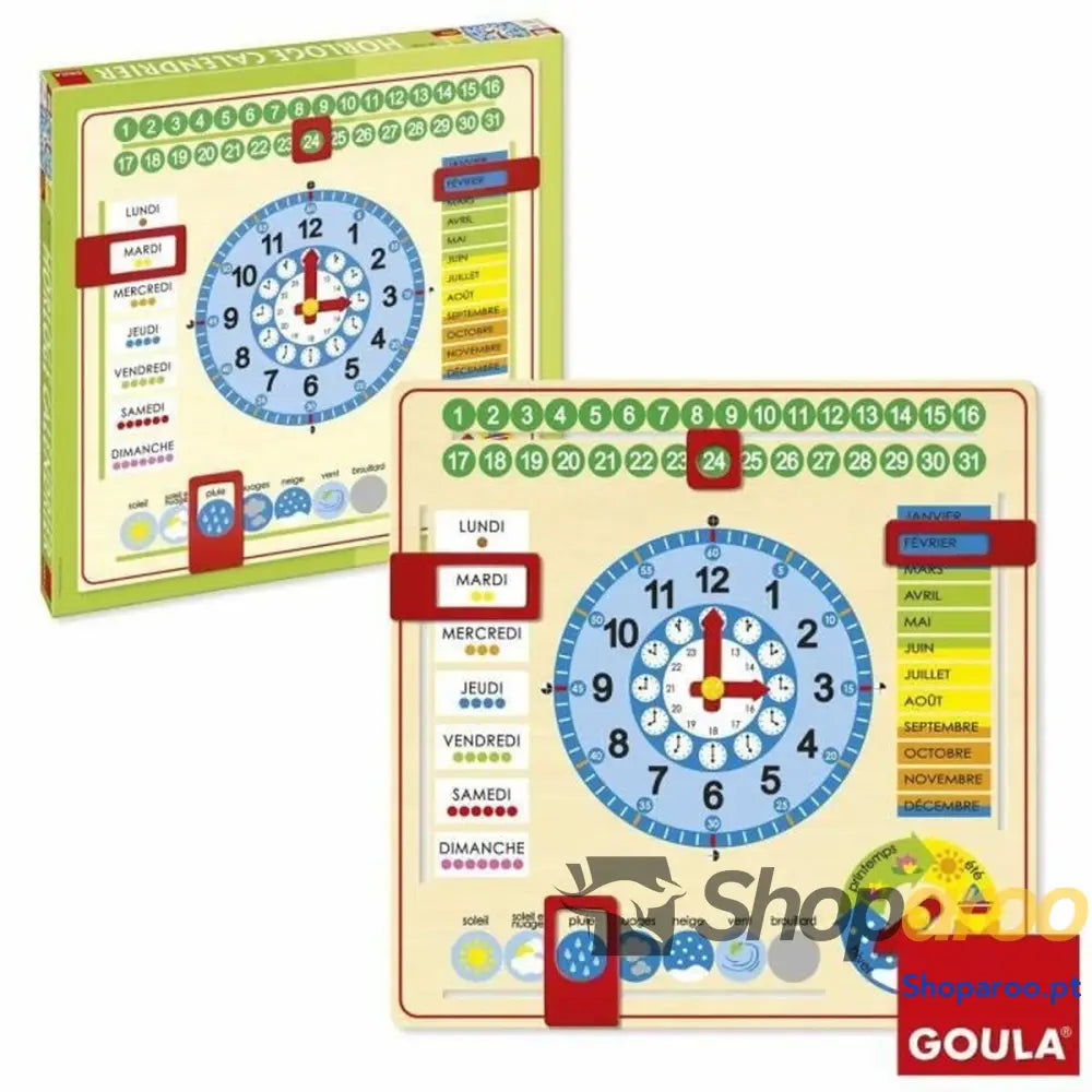 Jogo Educativo Goula Calendar clock