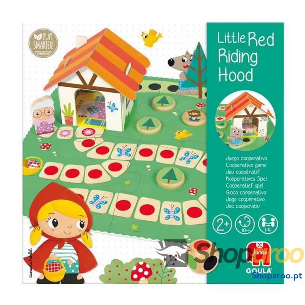 Jogo Educativo Goula Little Red Ridding Hood 9 Peças