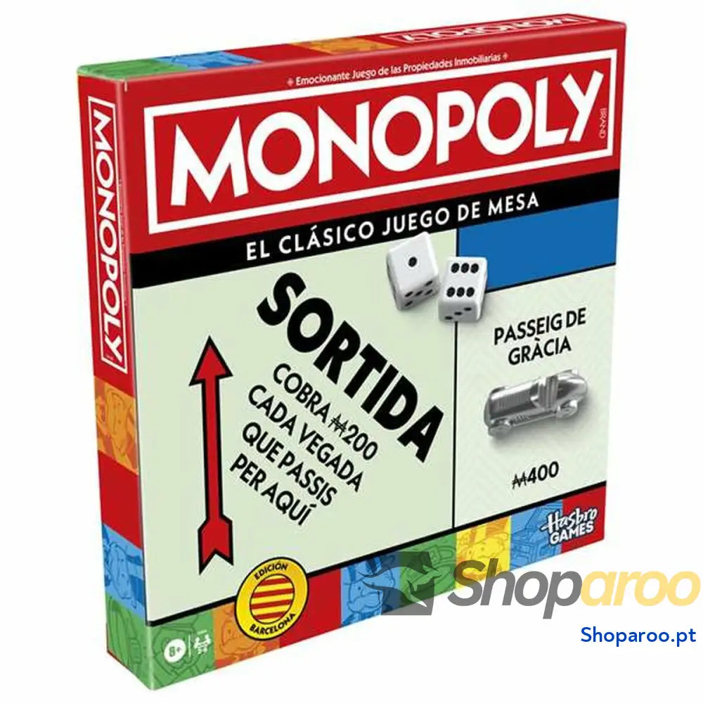 Jogo Educativo Hasbro Monopoly Barcelona