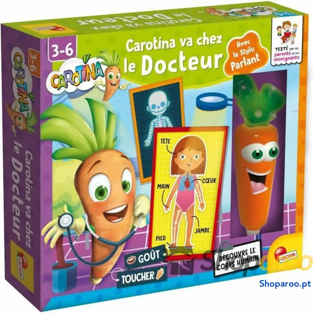 Jogo Educativo Lisciani Giochi Carotina va chez le docteur