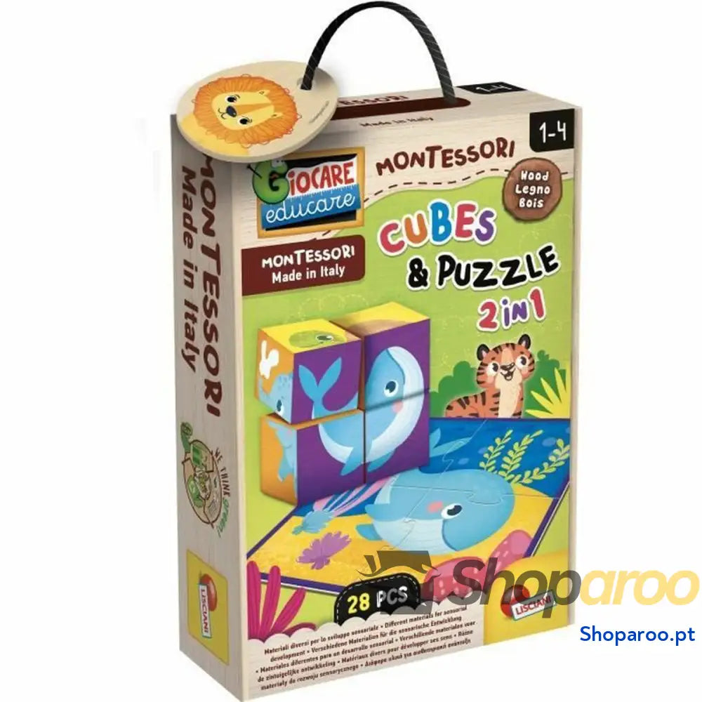 Jogo Educativo Lisciani Giochi Cubes & Puzzle
