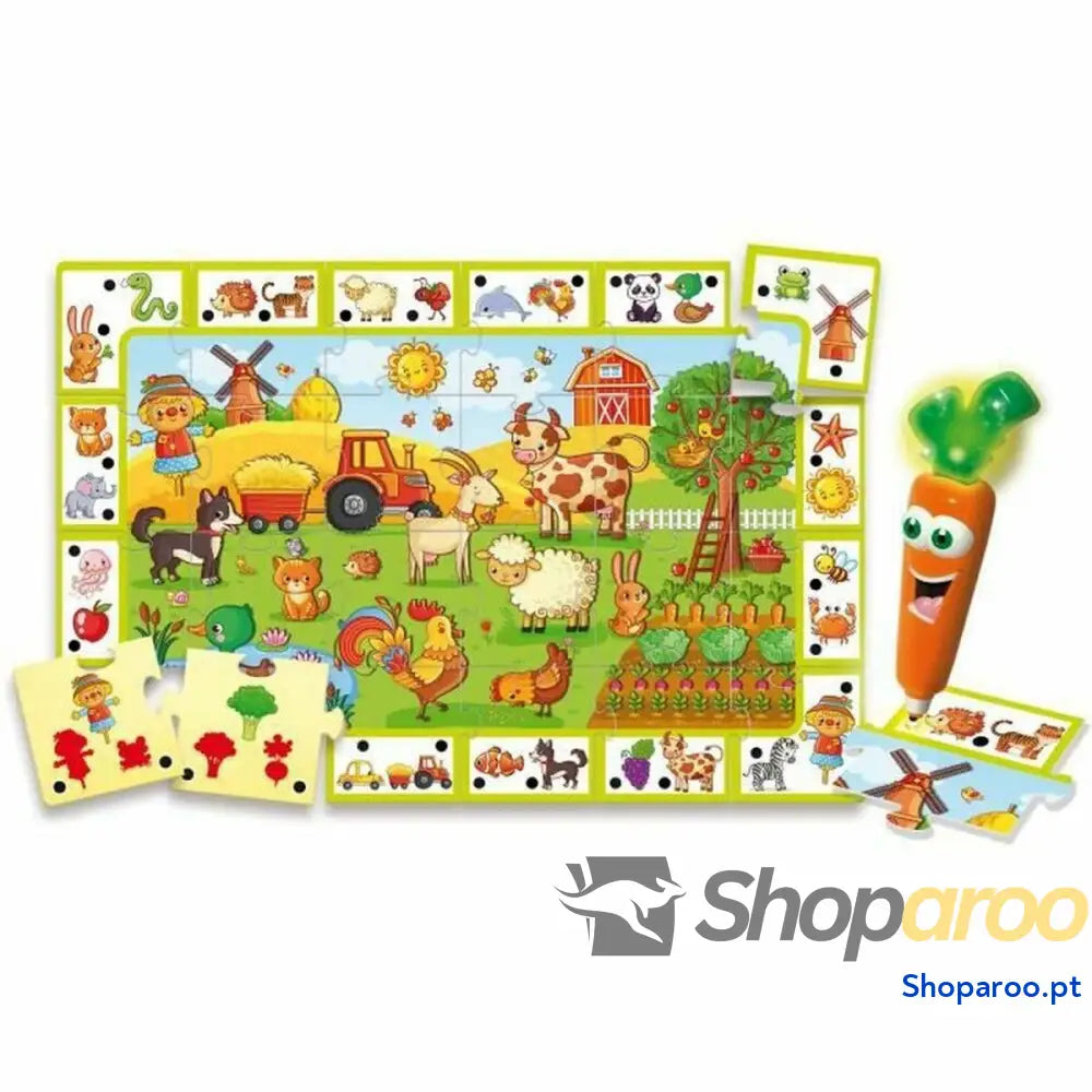 Jogo Educativo Lisciani Giochi Hablando Carotina - Happy Farm (2 Unidades)