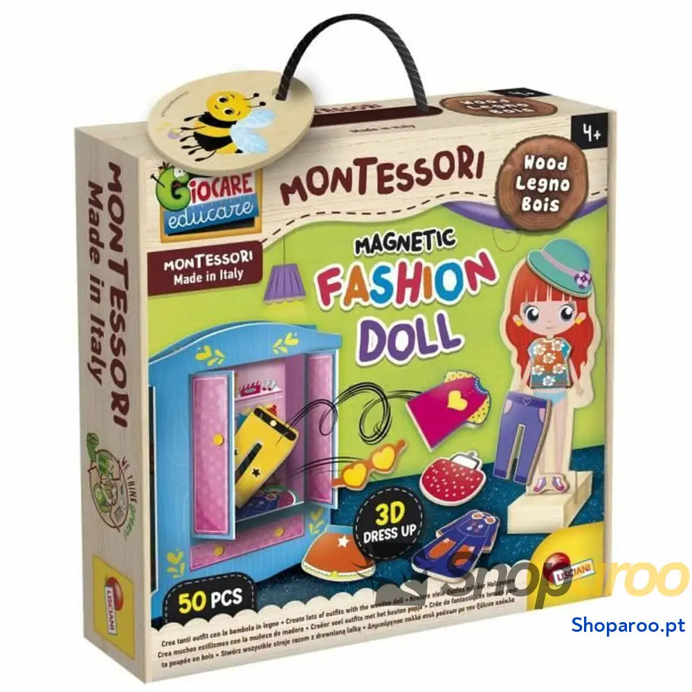 Jogo Educativo Lisciani Giochi Magnetic Fashion Doll (FR)