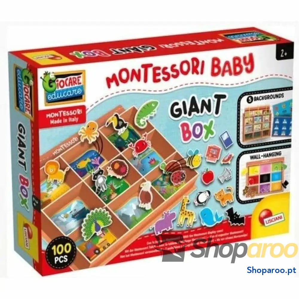 Jogo Educativo Lisciani Giochi Montessori Baby Giant Box