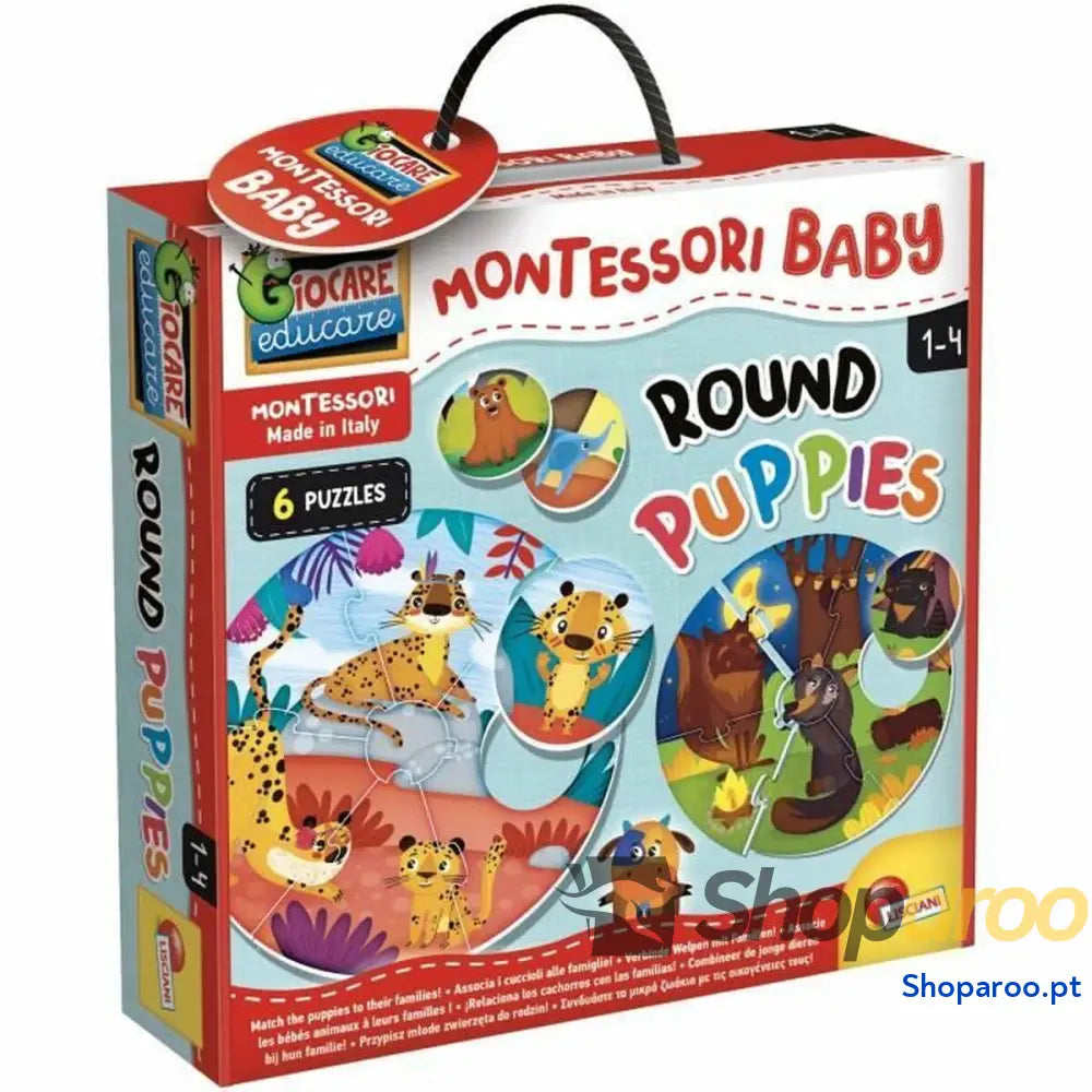 Jogo Educativo Lisciani Giochi Montessori Baby Round Puppies (FR)