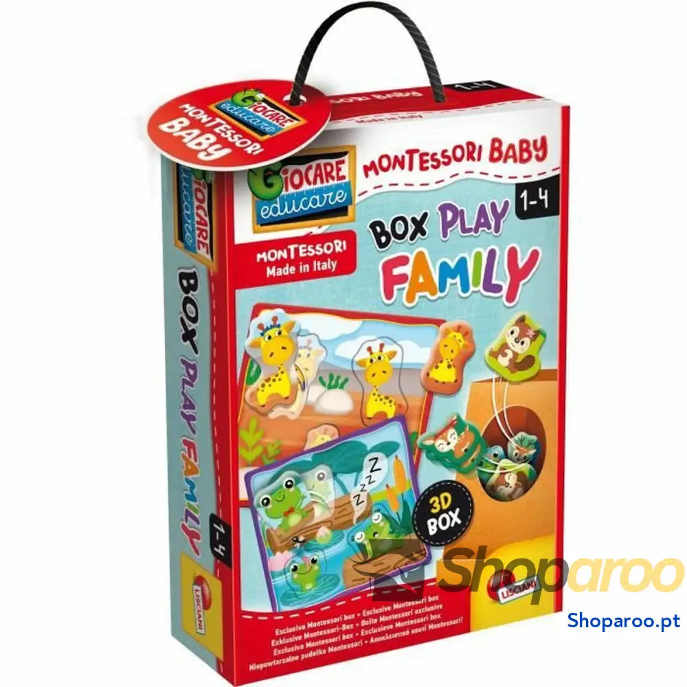 Jogo Educativo Lisciani Giochi Play Family Multicolor (18 Peças)