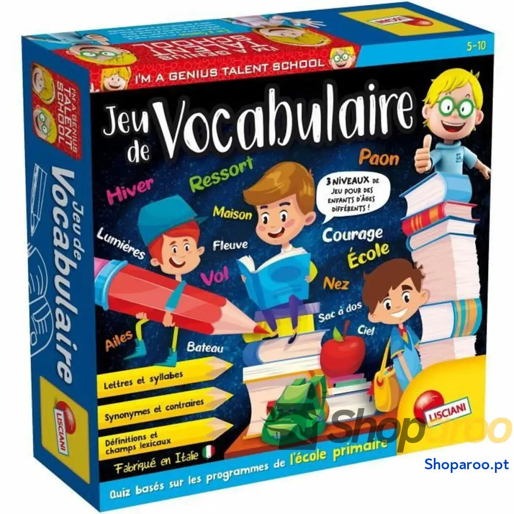 Jogo Educativo Lisciani Giochi Vocabulaire