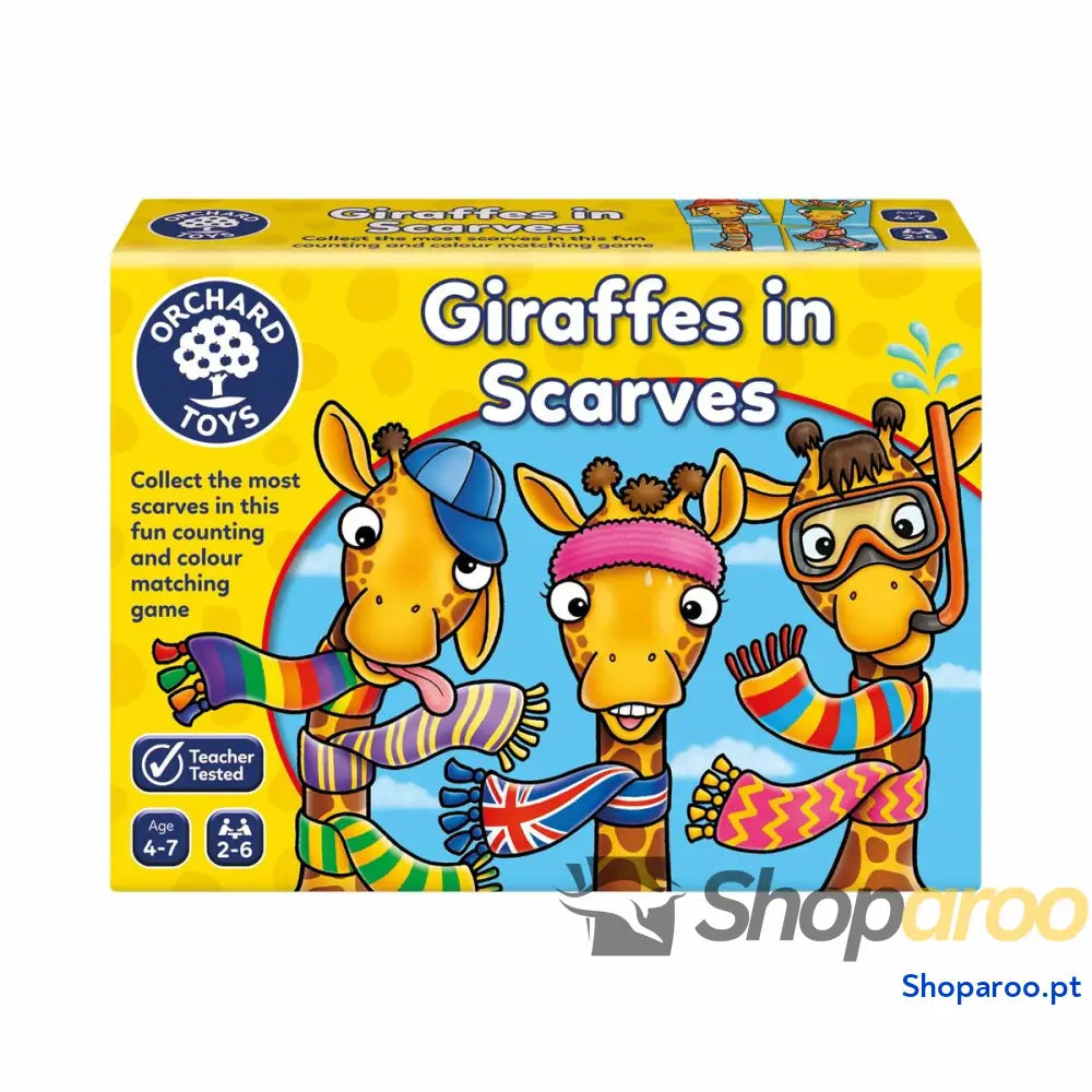 Jogo Educativo Orchard Giraffes in scarves (FR)