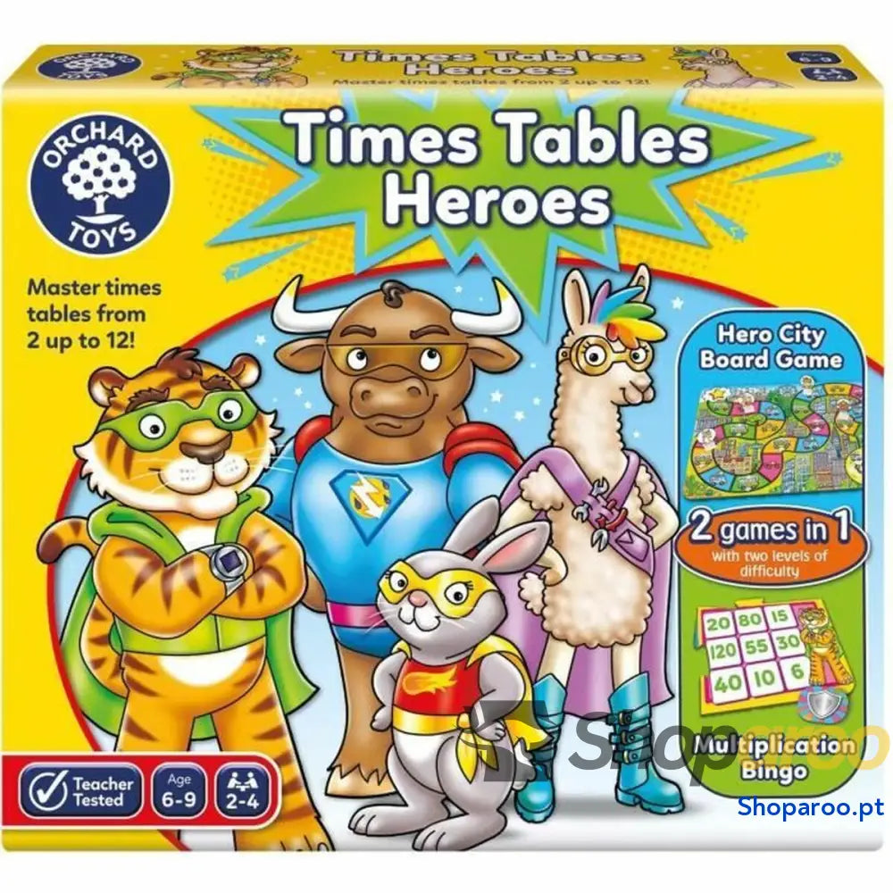 Jogo Educativo Orchard Times tables Heroes (FR)