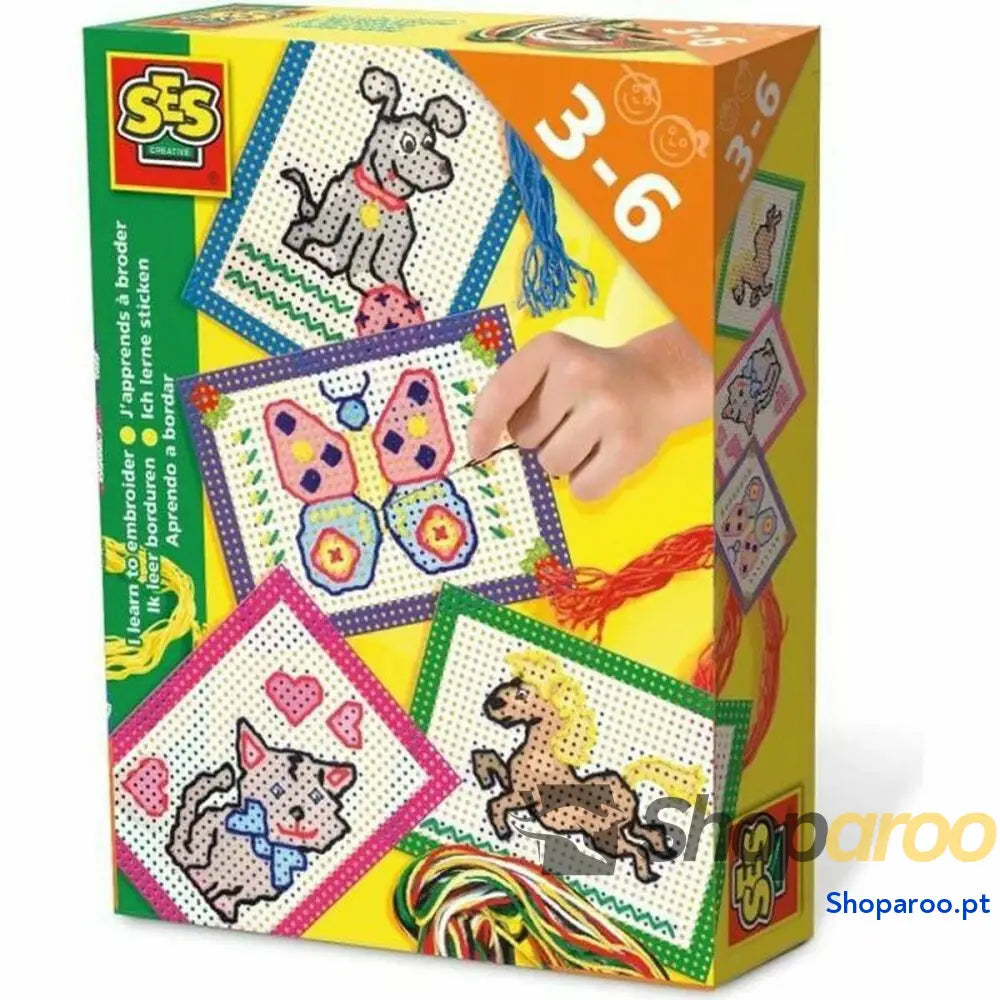 Jogo Educativo SES Creative I'm learning to embroider (FR)