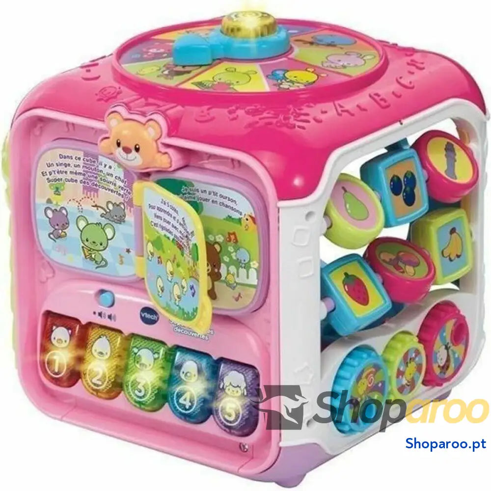 Jogo Educativo Vtech Baby Super cube des découvertes rose