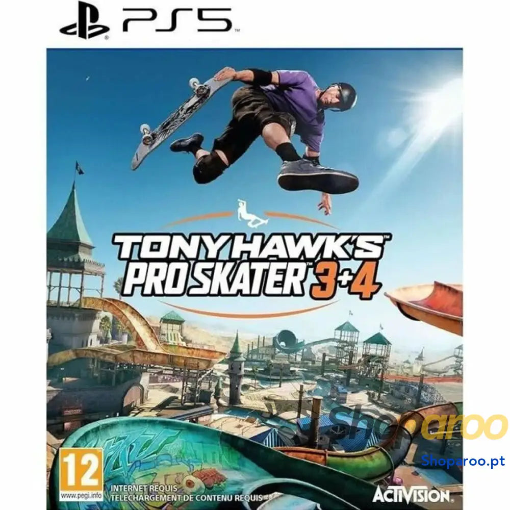 Jogo eletrónico PlayStation 5 Activision Tony Hawk's Pro Skater 3+4
