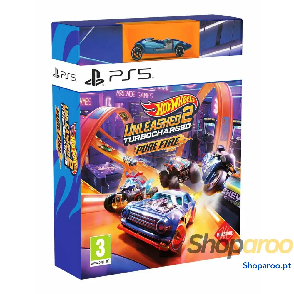 Jogo eletrónico PlayStation 5 Milestone Hot Wheels Unleashed 2: Turbocharged - Pure Fire Edition (FR)