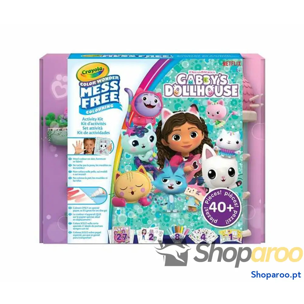 Jogo Pintar e Colorir Gabby's Dollhouse
