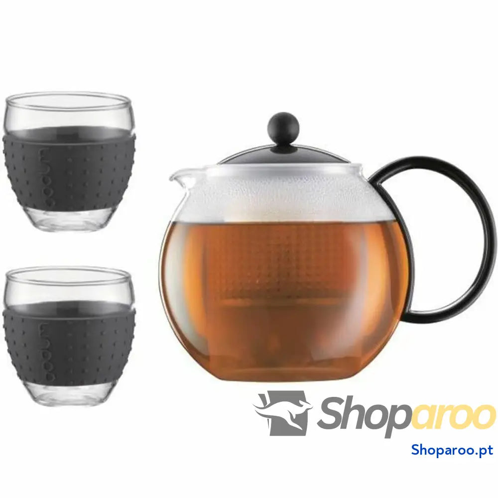 Juego da Chaleira Bodum CHAMBORD Preto 1 L