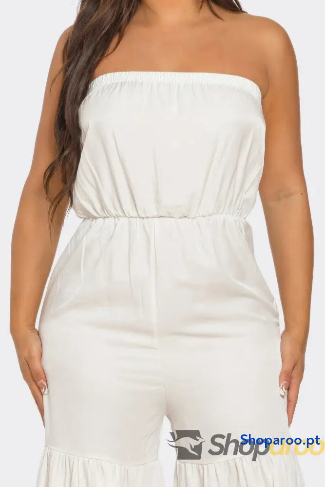 Jumpsuit Ruffle Hem