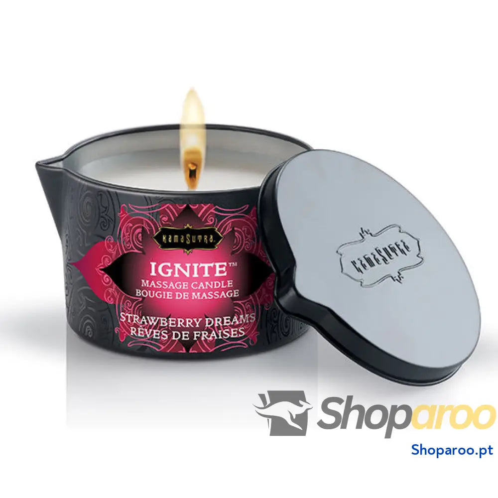 KAMASUTRA - VELA DE MASSAGEM MORANGOS DREAMS 170 GR