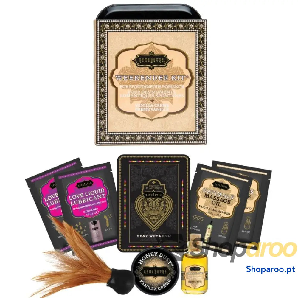KAMASUTRA - WEEKENDER TIN KIT CREME DE BAUNILHA