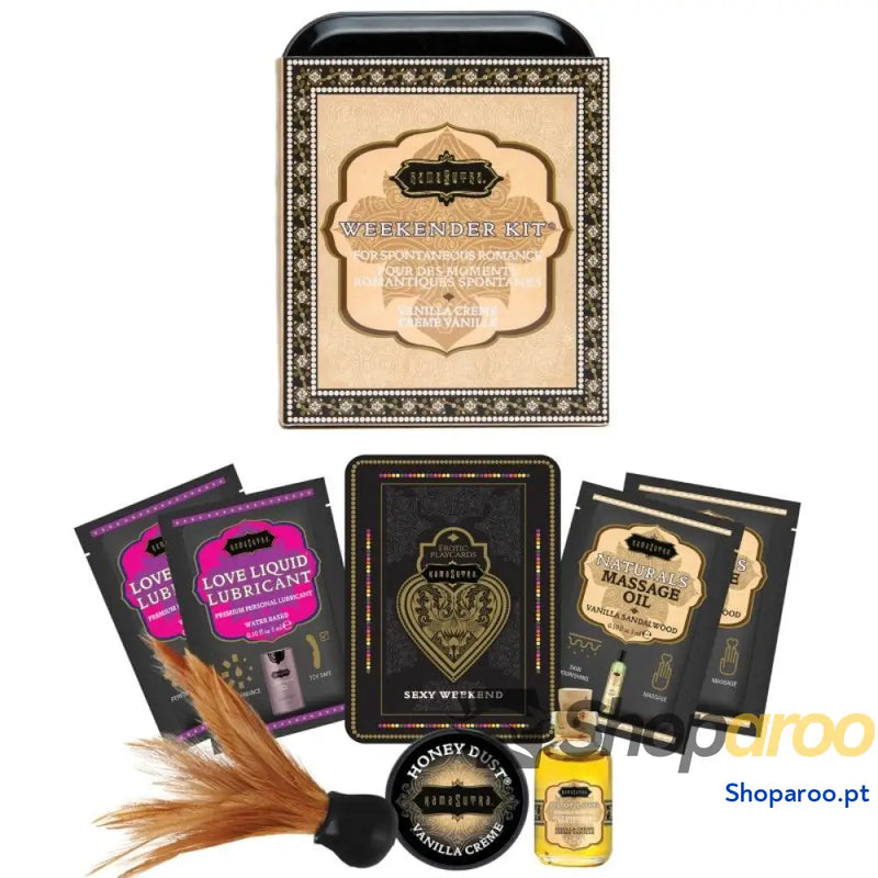KAMASUTRA - WEEKENDER TIN KIT CREME DE BAUNILHA