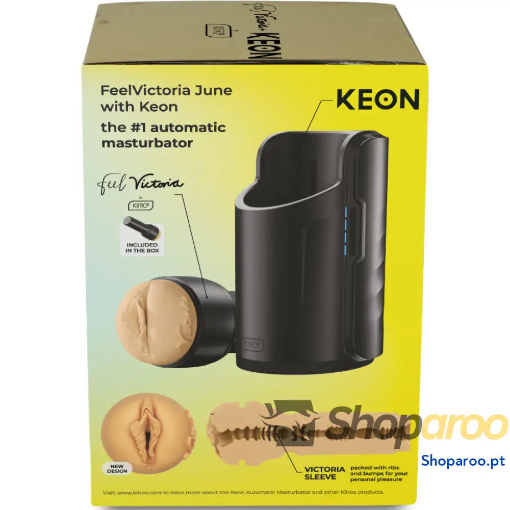 KEON WIFI COMBO VICTORIA JUNE MASTURBADOR AUTOMÁTICO + FEEL STROKER
