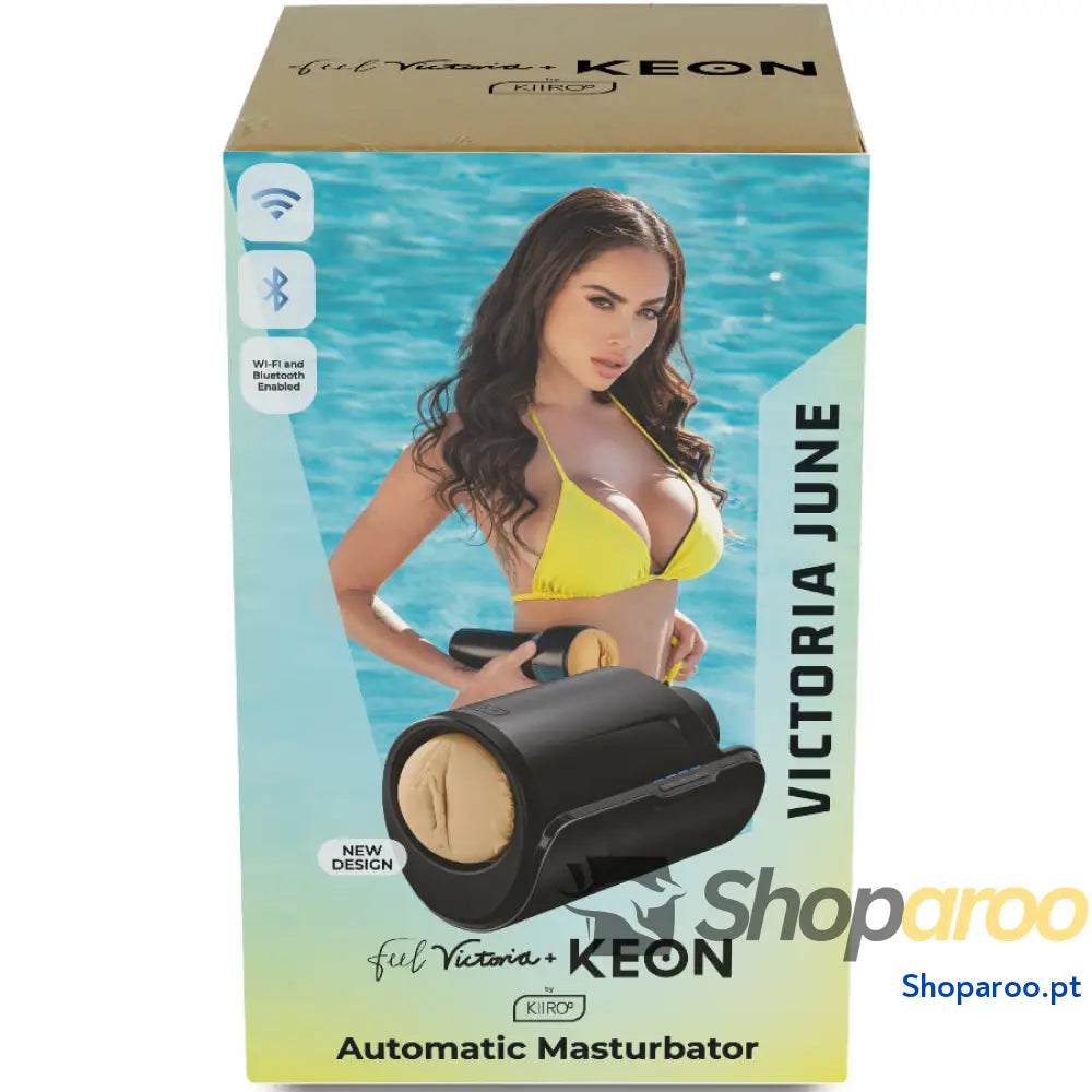 KEON WIFI COMBO VICTORIA JUNE MASTURBADOR AUTOMÁTICO + FEEL STROKER