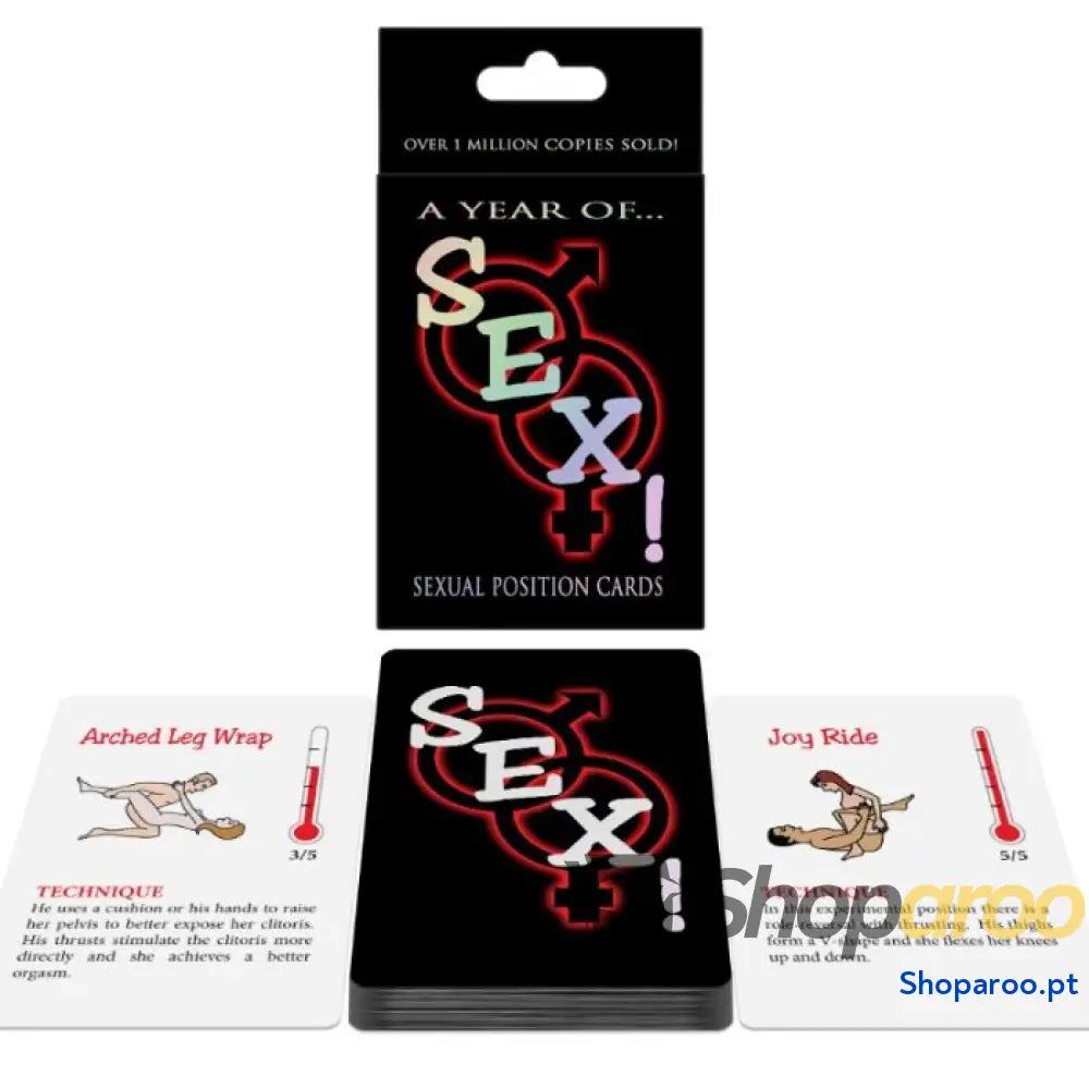 KHEPER GAMES CARTÕES DE POSIÇÃO SEXUAL UM ANO DE...SEXO!