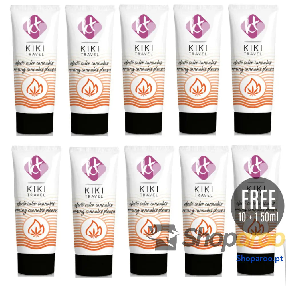 KIKÍ TRAVEL CANNABIS WARMING EFFECT 50 ML 10 + 1 GRÁTIS
