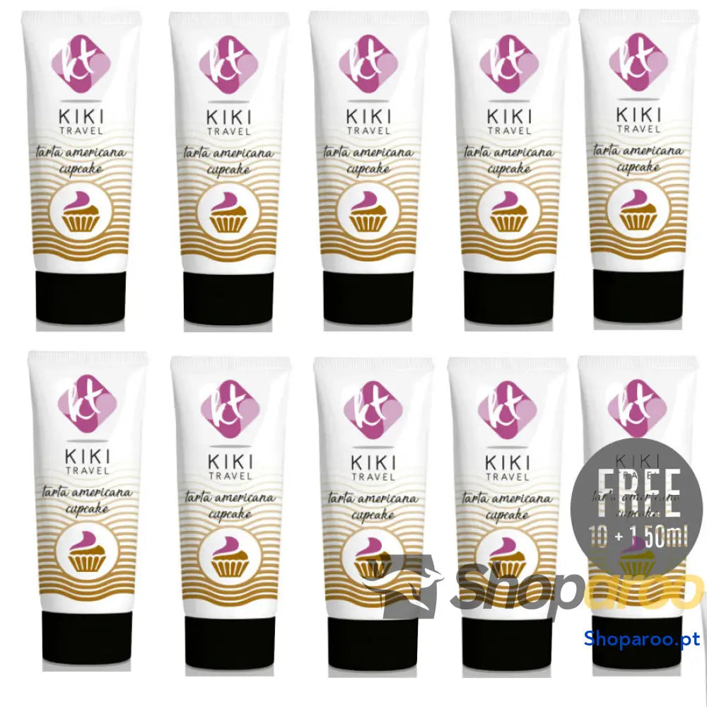 KIKÍ TRAVEL CUPCAKE LUBRICANT 50 ML 10 + 1 GRÁTIS