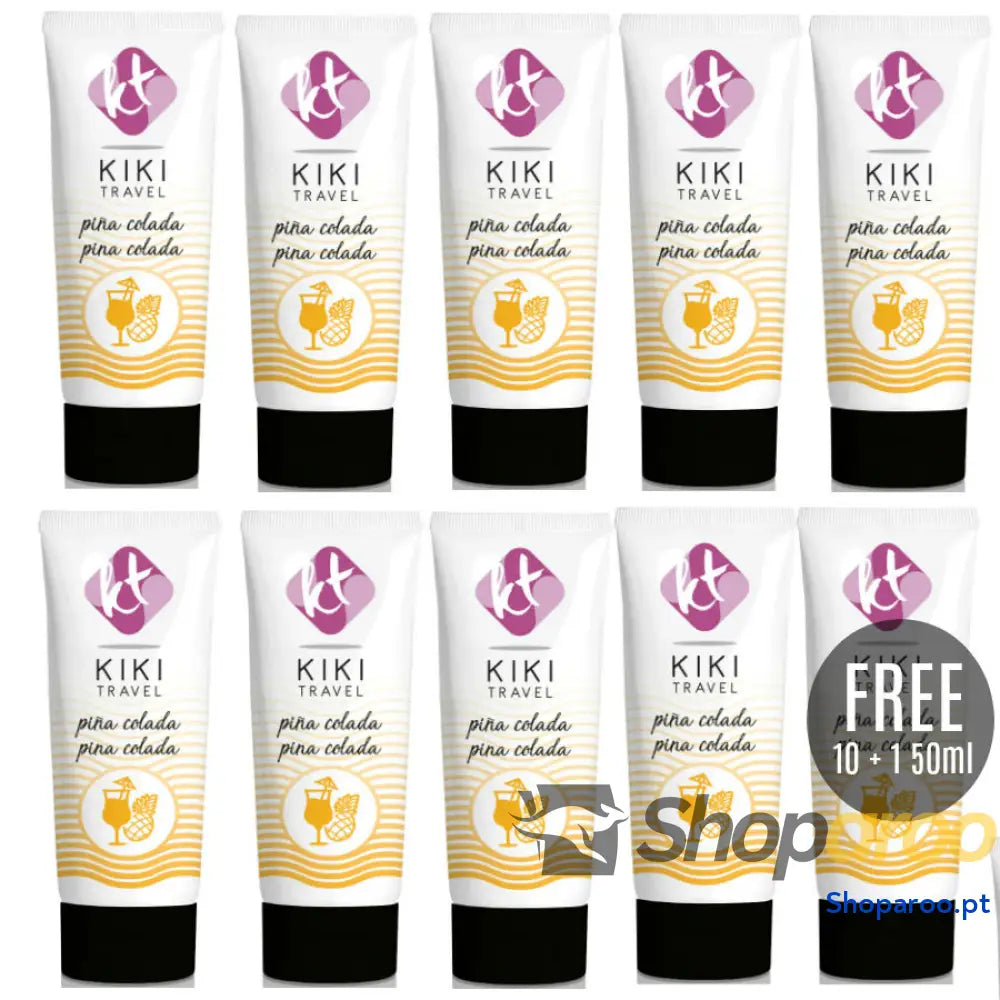 KIKÍ TRAVEL PINA COLADA LUBRIFICANTE 50 ML 10 + 1 GRÁTIS