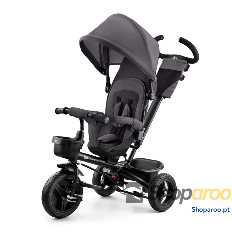 Kinderkraft AVEO Triciclo Bebé dobrável triciclo bicicleta para crianças evolutivo sem pedais bebés com acessórios