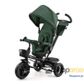 Kinderkraft AVEO Triciclo Bebé dobrável triciclo bicicleta para crianças evolutivo sem pedais bebés com acessórios