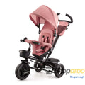 Kinderkraft AVEO Triciclo Bebé dobrável triciclo bicicleta para crianças evolutivo sem pedais bebés com acessórios