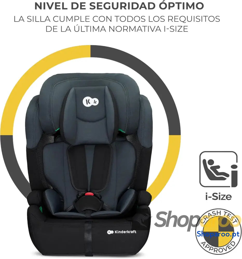Kinderkraft COMFORT UP I SIZE 76 150 cm Cadeira auto para bebés crianças Cinto ajustável em 11 níveis Grupo 1/2/3 15