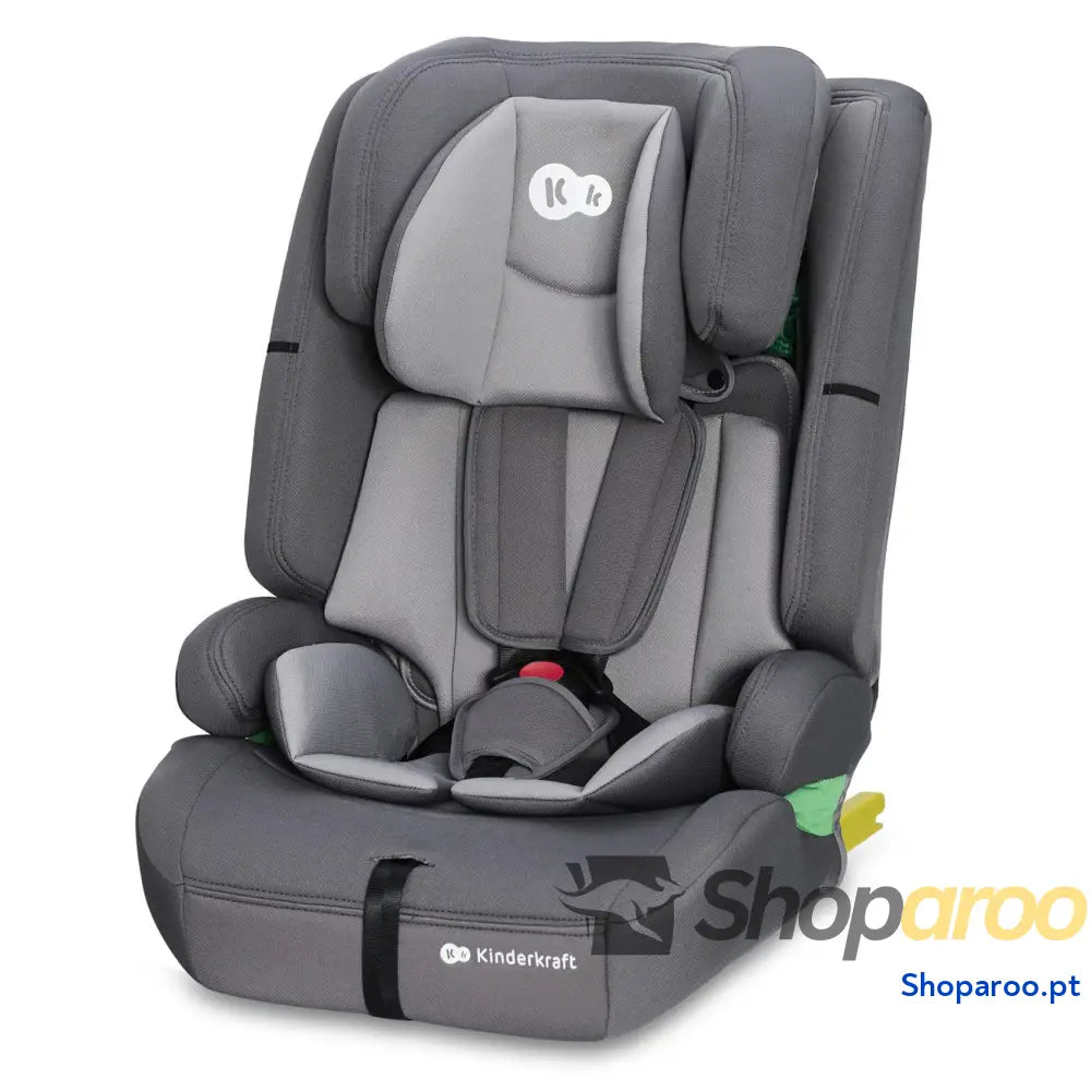 Kinderkraft SAFETY FIX 2 I SIZE 75 150 cm Cadeira de carro grupo 1 3 isofix assento largo e macio para criança arnês