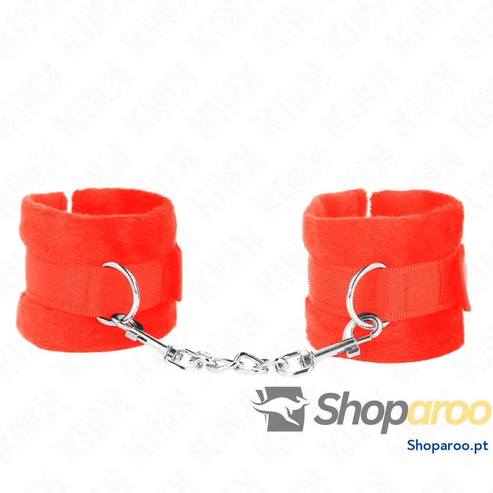KINK - ALGEMAS DE PELE INICIANTE VERMELHO 30 X 7 CM